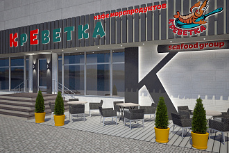 Разработаю фасад вашего магазина бара или кафе