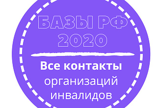 База организаций инвалидов. 2530 шт. в базе