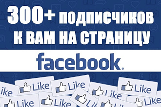 300 подписчиков в паблике на Facebook