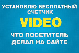 Установлю счетчик с видео о том, что посетитель делал на сайте