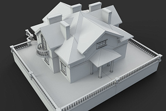 Создам 3D-модель помещения