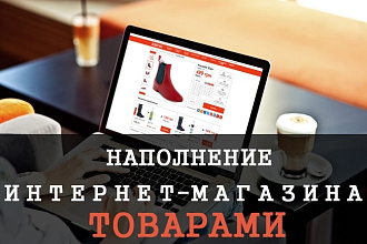 Наполню интернет-магазин карточками товаров