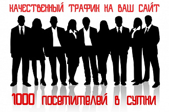 1000 посетителей в сутки