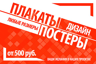 Создание плакатов, афиш, постеров