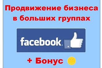 Facebook продвижение бизнеса через рекламу в крупных и живых группах