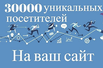 30 000 посетителей на ваш сайт. Продвижение сайта