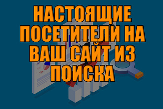 Реальные переходы людей из поиска на Ваш сайт. Трафик из поиска