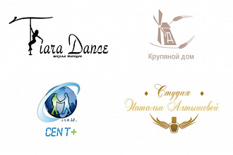 Логотип 4 варианта
