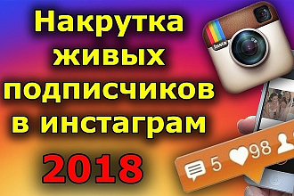 Раскручу подписчиков, лайки в инстаграм