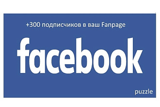 300 подписчиков в паблике на Facebook