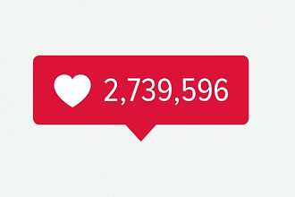 3000 лайков на одно или несколько фото instagram