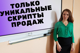 Скрипт продаж, индивидуальный сценарий под каждую нишу