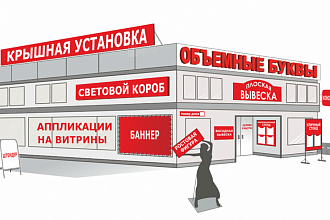 Дизайн макетов для наружной рекламы