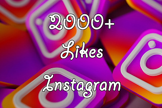 Продвижение Instagram. 2000+ живых лайков . Живые люди