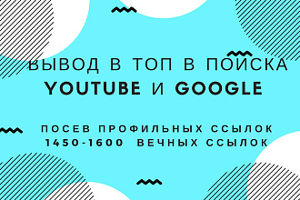 Youtube - комплексный посев видео или канала, вывод в ТОП