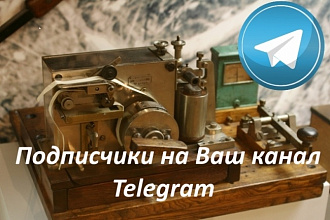 200 реальных русских подписчиков на telegram