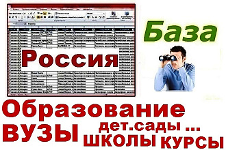 База предприятий сферы образования РФ