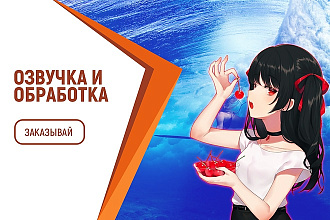 Озвучка или обработка вашего ролика или рекламы