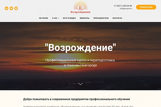 Продающий сайт на Тильде