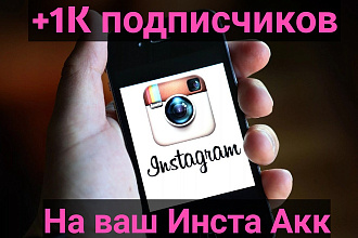 +1000 подписчиков в Инстаграм