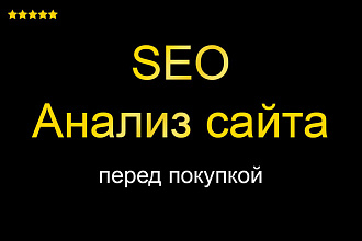 SEO анализ сайта перед покупкой - оценка SEO перспектив сайта