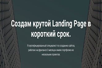 Создам Landing page