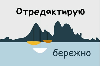 Отредактирую статью, книгу, текст