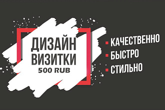 Дизайн визитки