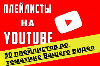 Плейлисты с Вашим видео на Youtube