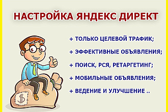 Эффективная настройка Яндекс Директ под ключ + оптимизация
