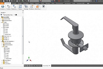 Создам 3D модель в программе Inventor 2016