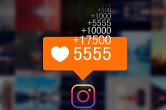 +5555 лайков в instagram