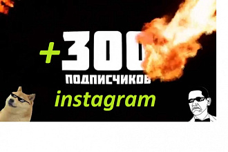 300 живых подписчиков для вашего instagram
