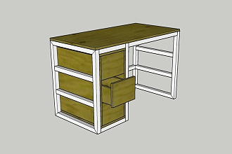 Сделаю простую 3Д модель в SketchUp