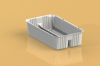 Изготовление 3D модели пластиковой упаковки для пищевых продуктов