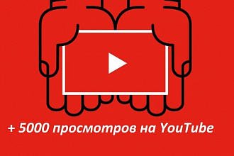 Добавлю 5000 просмотров на ваше видео в YouTube