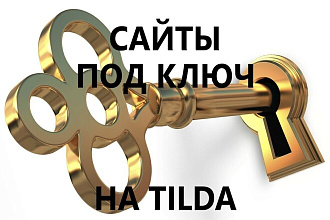 Продающий сайт под ключ на Tilda для увеличения конверсии в заявку