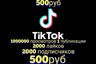 2000 подписок в TikTok