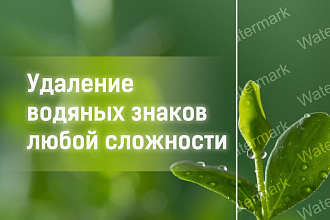 Удаление водяных знаков, логотипов и надписей