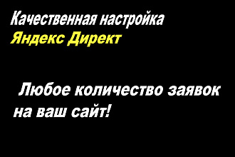 Настойка РК в Директе + бесплатная оптимизация в течении 7 дней
