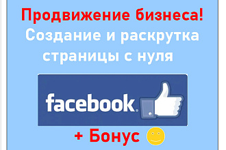 Продвижение бизнеса в Фейсбук - Создание и раскрутка страницы с нуля