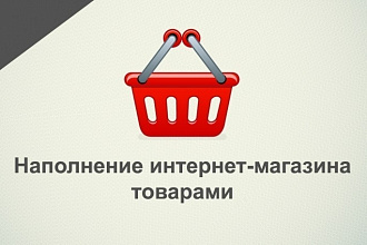 Наполнение интернет-магазинов