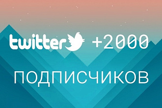 2000+ живых подписчиков в Twitter. Читатели в Твитер
