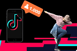 1000 живых подписчиков TikTok