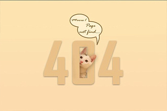 Сделаю дизайн страницы 404