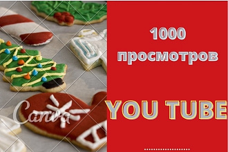 1000 реальных просмотров в Youtube c гарантией