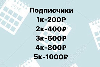 Подписчики с гарантией. без блокировок. без отписок