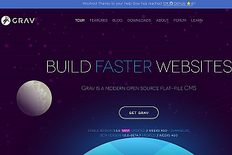 Создам сайт на CMS GRAV