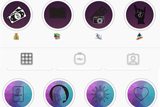 Иконки для Instagram Stories