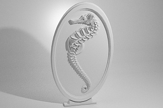 Создание барельефа, 3D модель